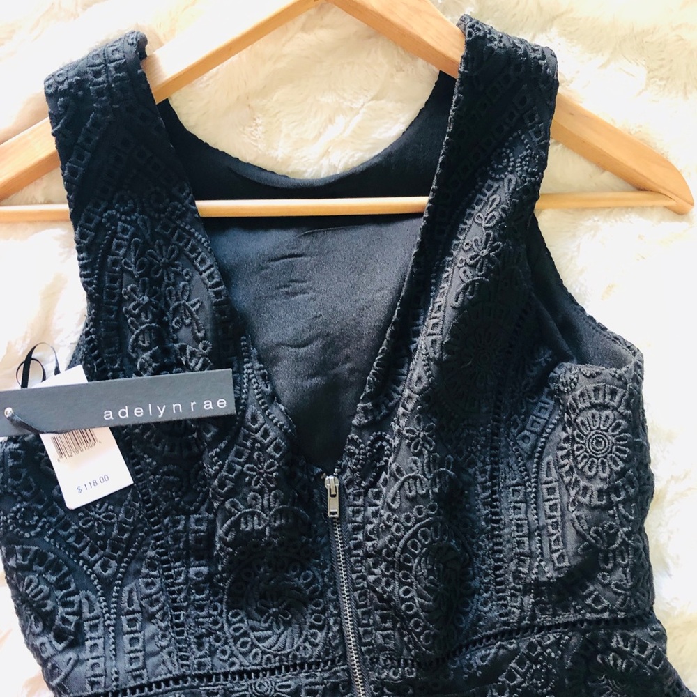 NWT Adelyn Rae black cocktail dress